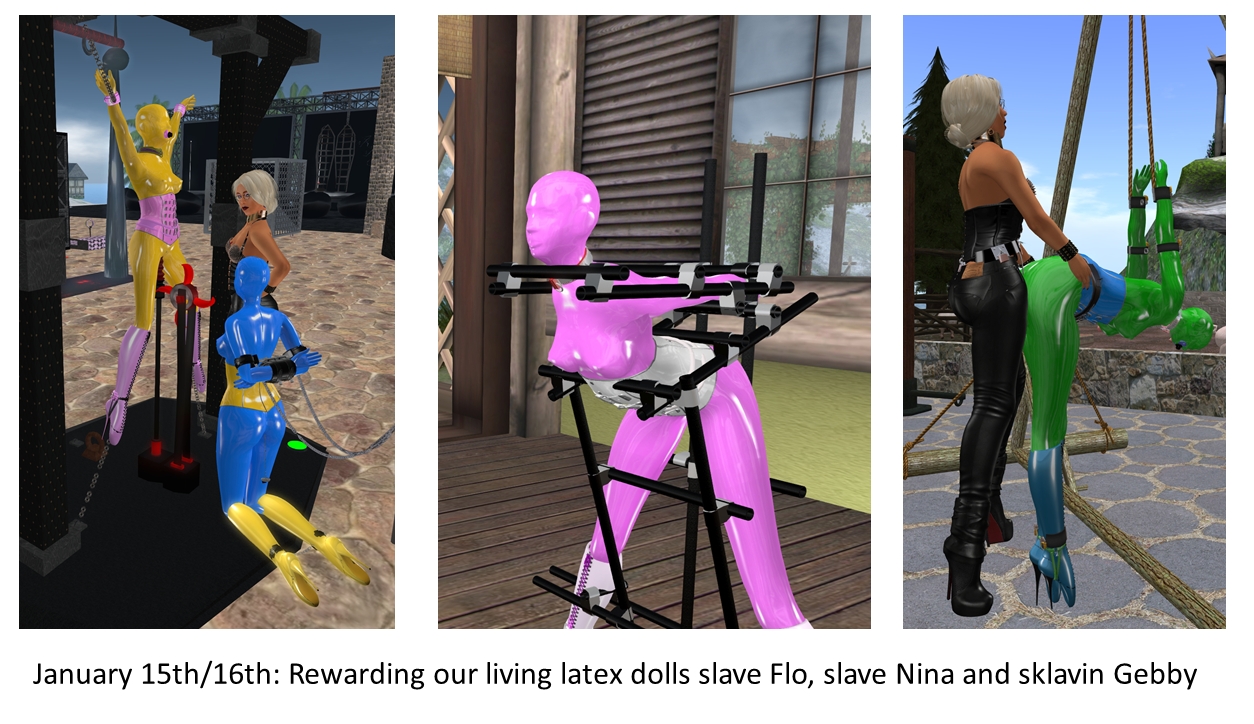 Latex doll being used fan compilations